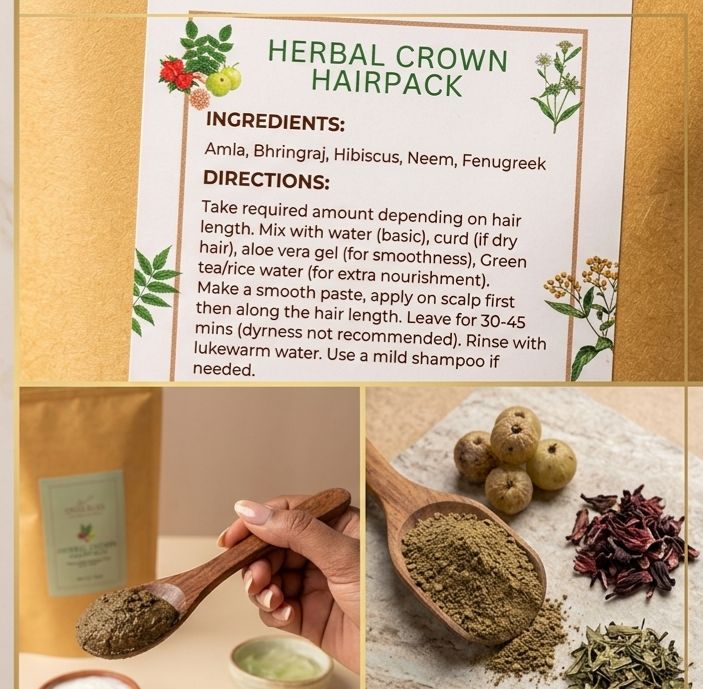 Herbal Crown Hairpack